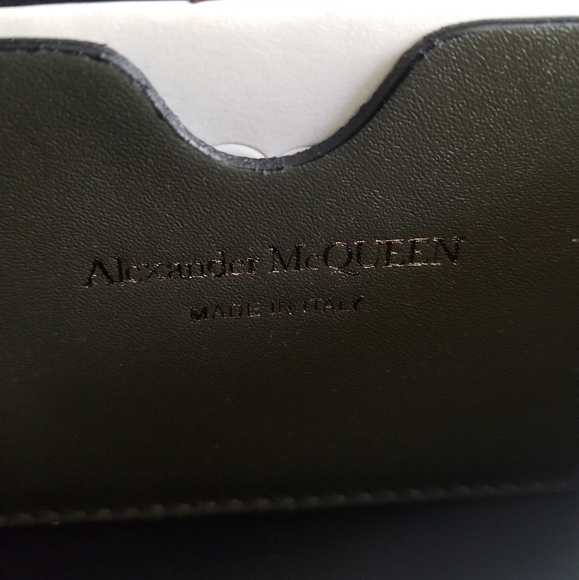 Alexander McQueen Skull Color Block Leather Crossbody Black White Brown … - Picture 7 of 12